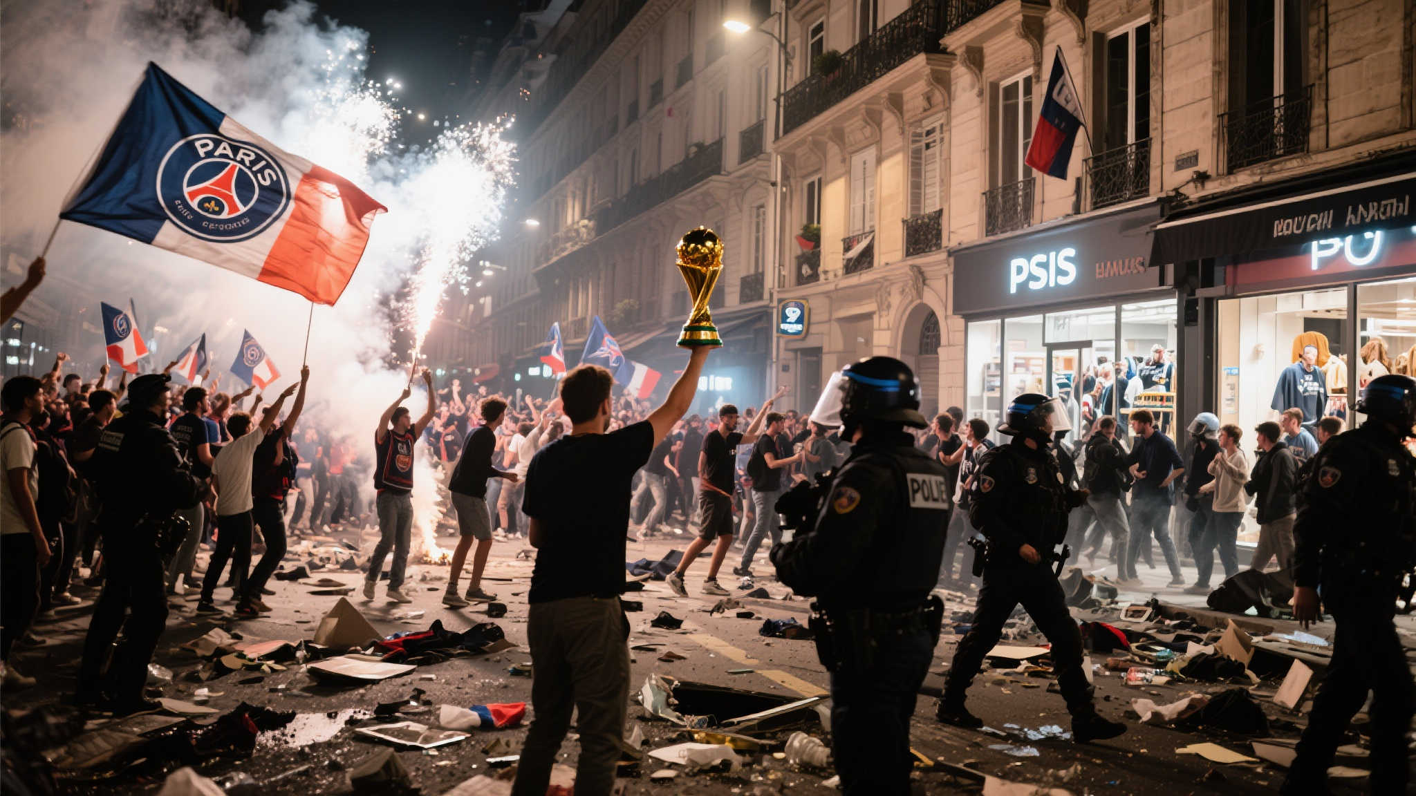 巴黎圣日耳曼欧冠夺冠引发法国多地骚乱浪潮 巴黎圣日耳曼欧冠夺冠引发法国多地骚乱浪潮